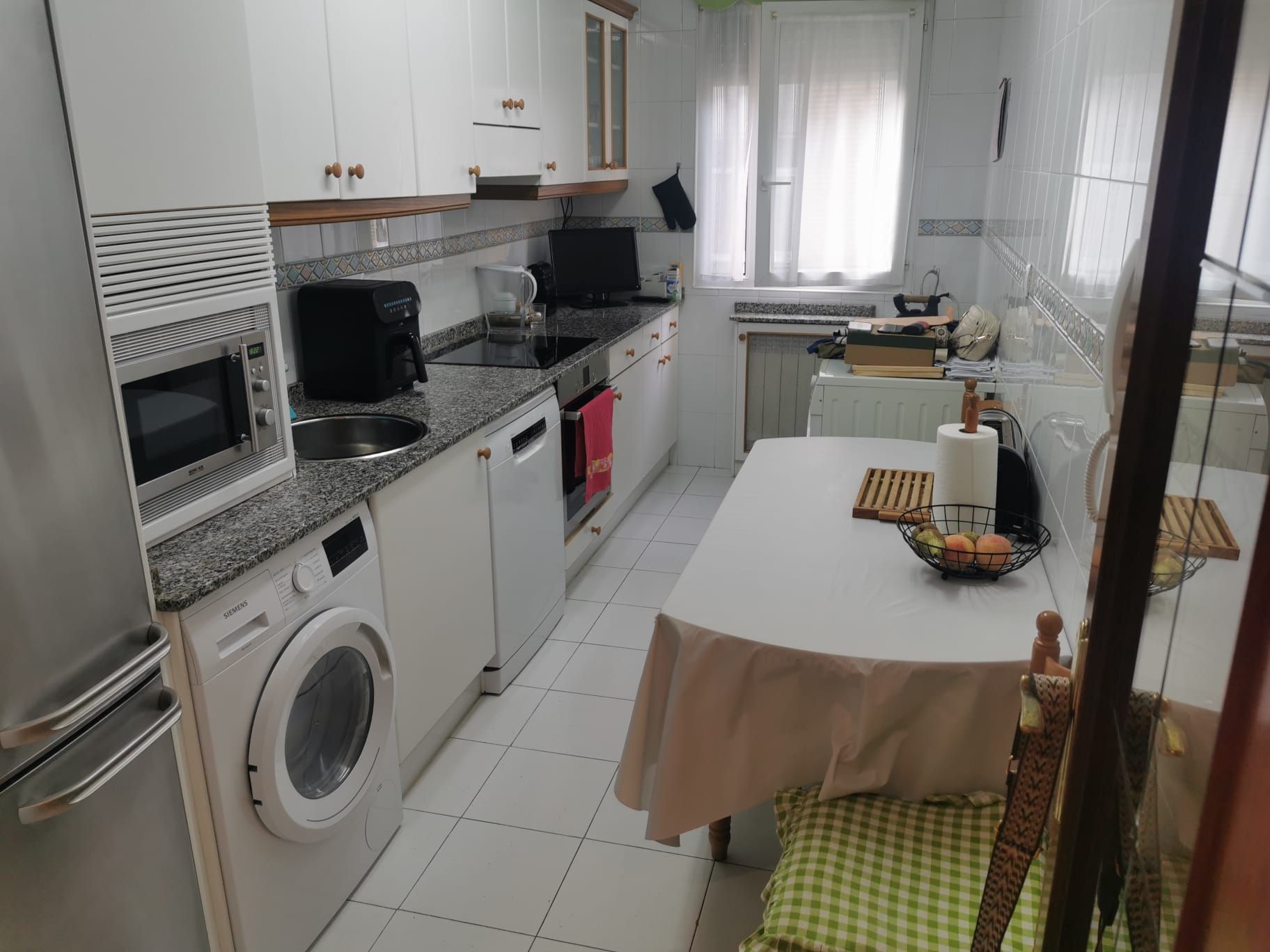 Kitchen of Flat for sale in Gijón   with Heating, Parquet flooring and Storage room