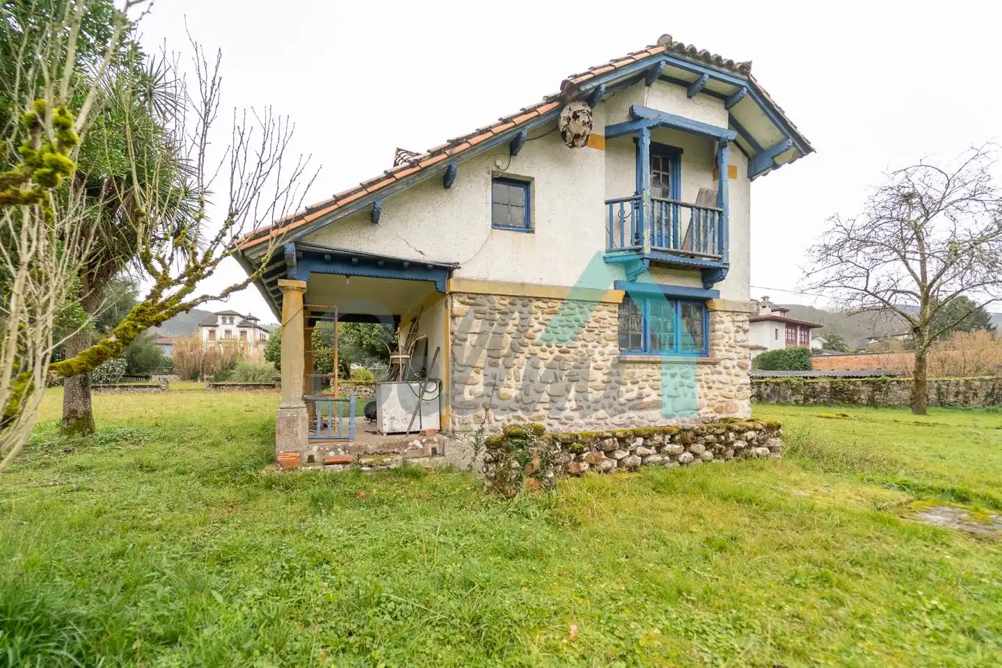 Vista exterior de Casa o xalet en venda en Piloña amb Jardí privat, Parquet i Terrassa