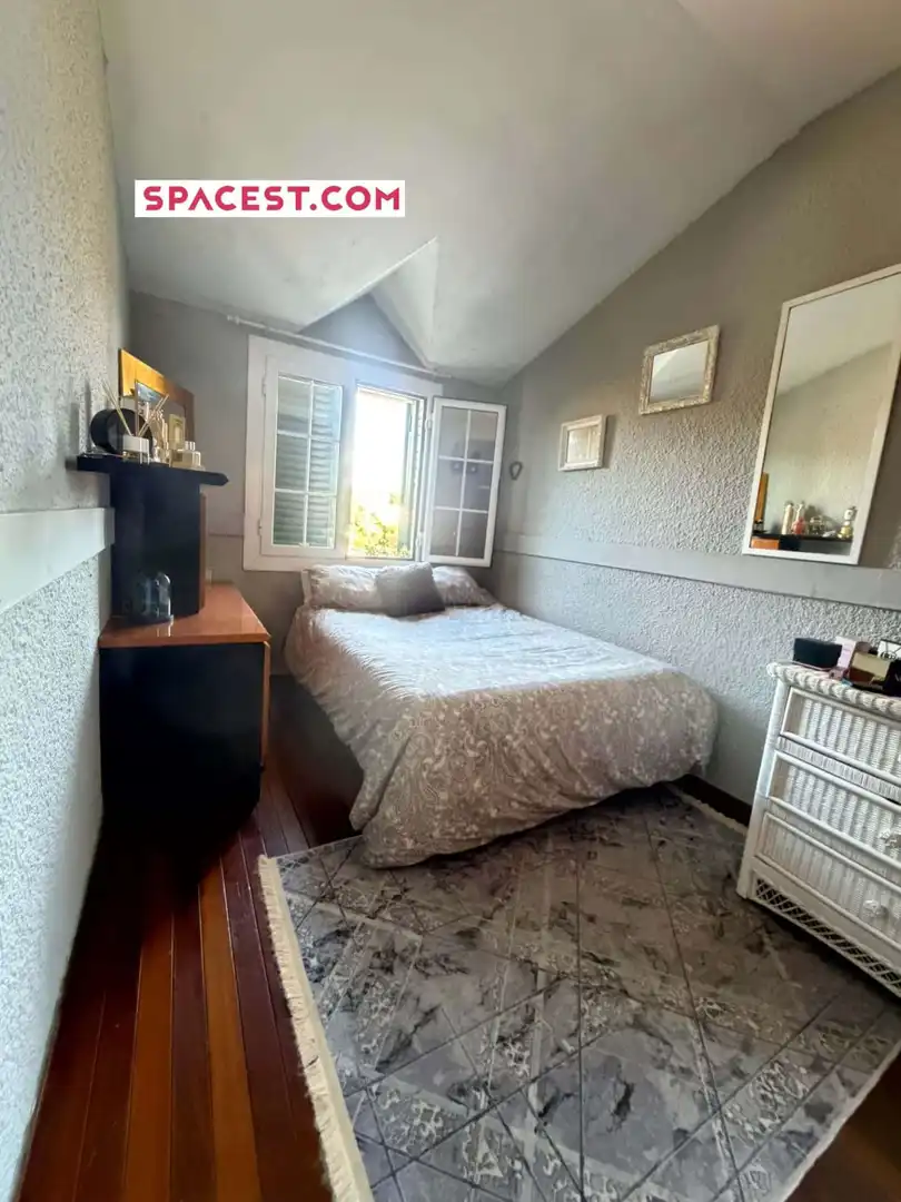 Schlafzimmer von Wohnung zur untervermieten in Sant Andreu de Llavaneres mit Klimaanlage, Terrasse und Möbliert