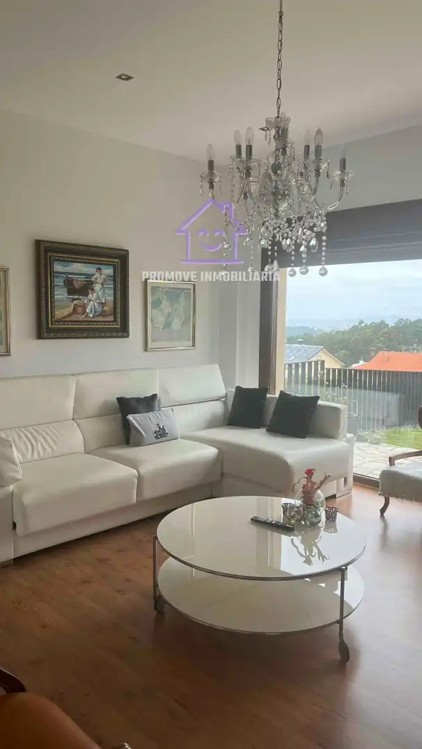 Sala de estar de Casa o chalet de alquiler en A Coruña Capital  con Terraza y Trastero