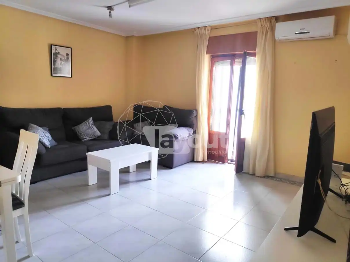 Sala de estar de Piso en venta en Plasencia con Aire acondicionado, Terraza y Trastero