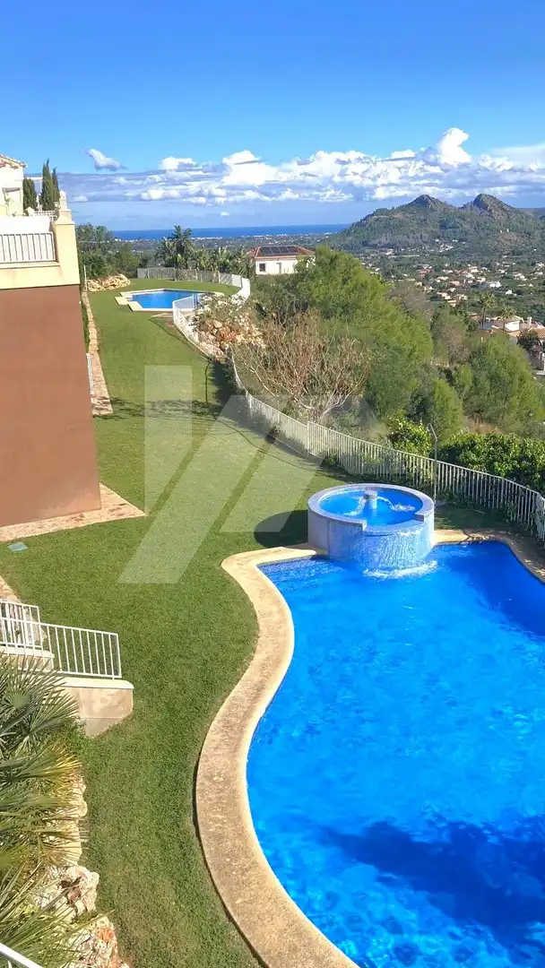 Piscina de Apartament en venda en Pedreguer amb Aire condicionat, Calefacció i Jardí privat