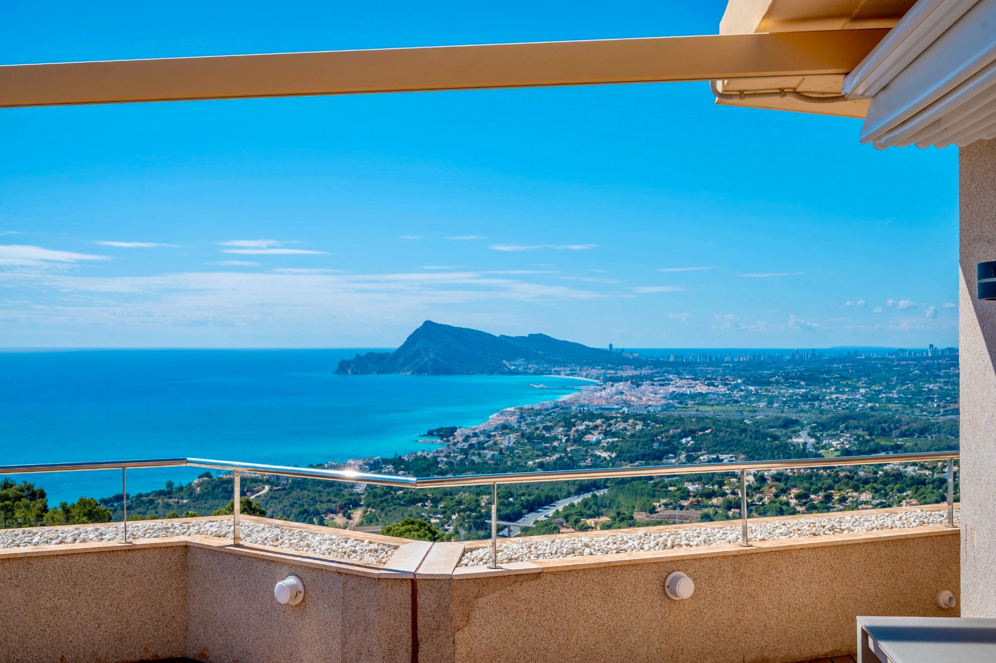 Exterior view of Flat for sale in Altea  with Air Conditioner, Private garden and Terrace