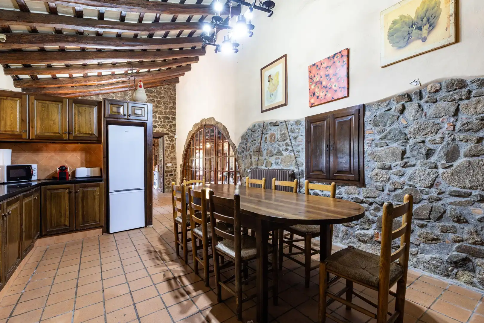 Dining room of Country homes for sale in Llagostera, Girona