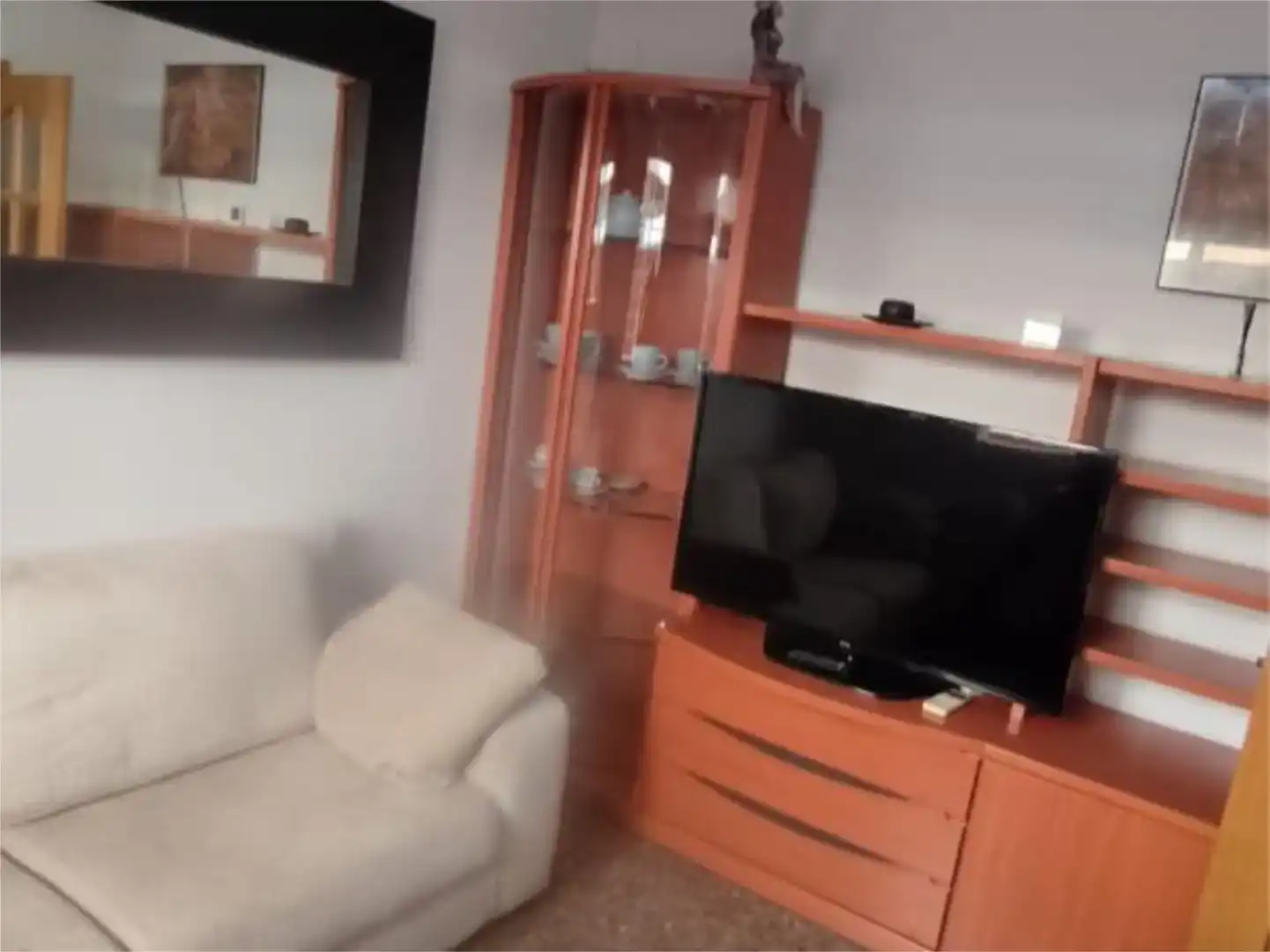 Sala de estar de Piso de alquiler en Albacete con Aire acondicionado y Amueblado