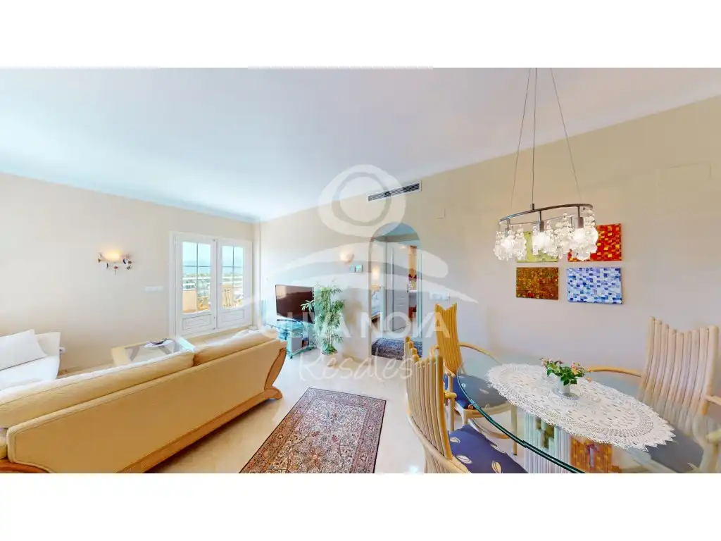 Living room of Attic for sale in Oliva  with Terrace, Swimming Pool and Furnished