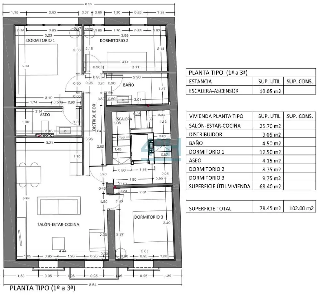 Flat for sale in Ourense Capital   with Heating and Balcony