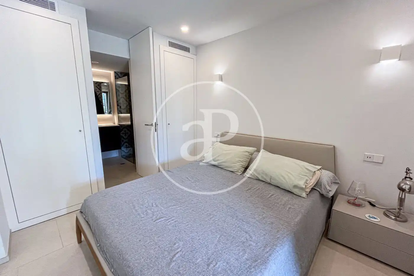 Schlafzimmer von Wohnung zur Miete in Pollença mit Klimaanlage, Heizung und Terrasse