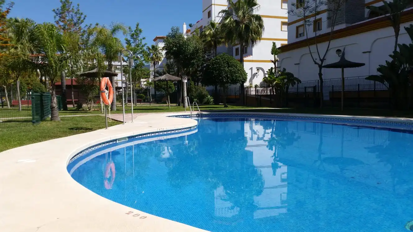 Piscina de Àtic de lloguer en Mijas amb Aire condicionat, Calefacció i Terrassa