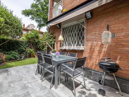 Terrace of Single-family semi-detached for sale in Sant Cugat del Vallès  with Air Conditioner, Heating and Private garden