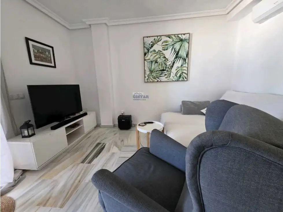 Sala d'estar de Apartament en venda en Dénia amb Aire condicionat, Calefacció i Terrassa