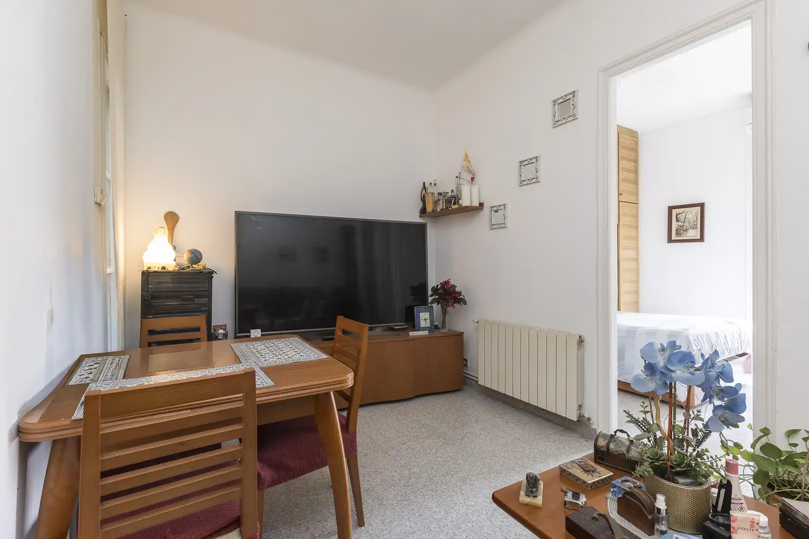 Sala de estar de Piso en venta en Barcelona con Aire acondicionado, Calefacción y Balcón