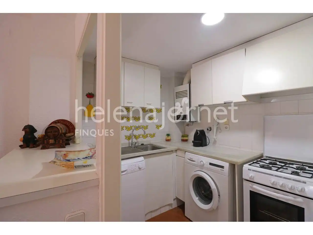Cocina de Piso en venta en Santa Cristina d'Aro con Calefacción, Jardín privado y Terraza
