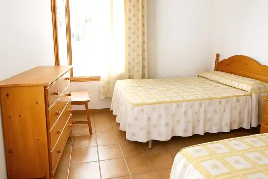 Schlafzimmer von Haus oder Chalet zur Miete in Peñíscola / Peníscola mit Privatgarten, Terrasse und Möbliert