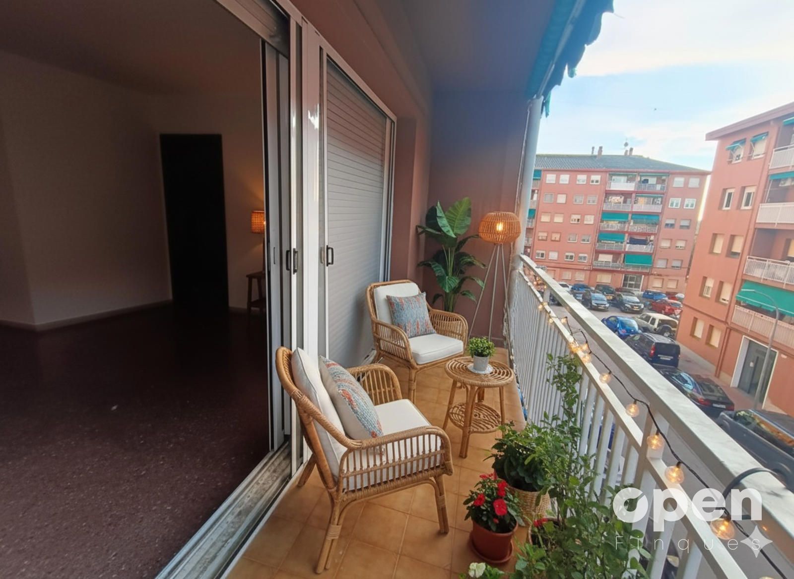 Balcony of Flat for sale in Terrassa  with Terrace and Balcony