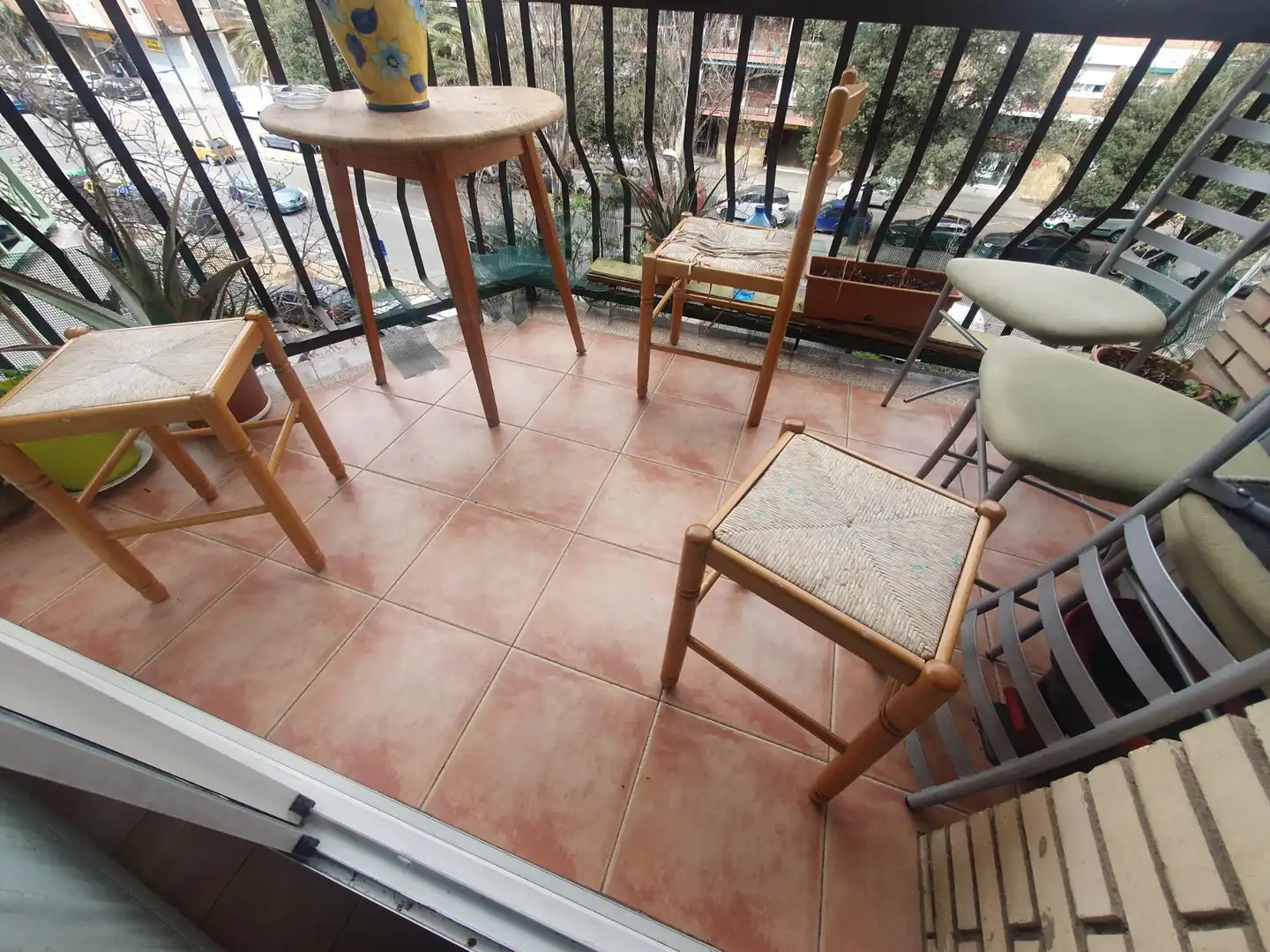 Terraza de Piso de alquiler en Mollet del Vallès con Amueblado y Balcón