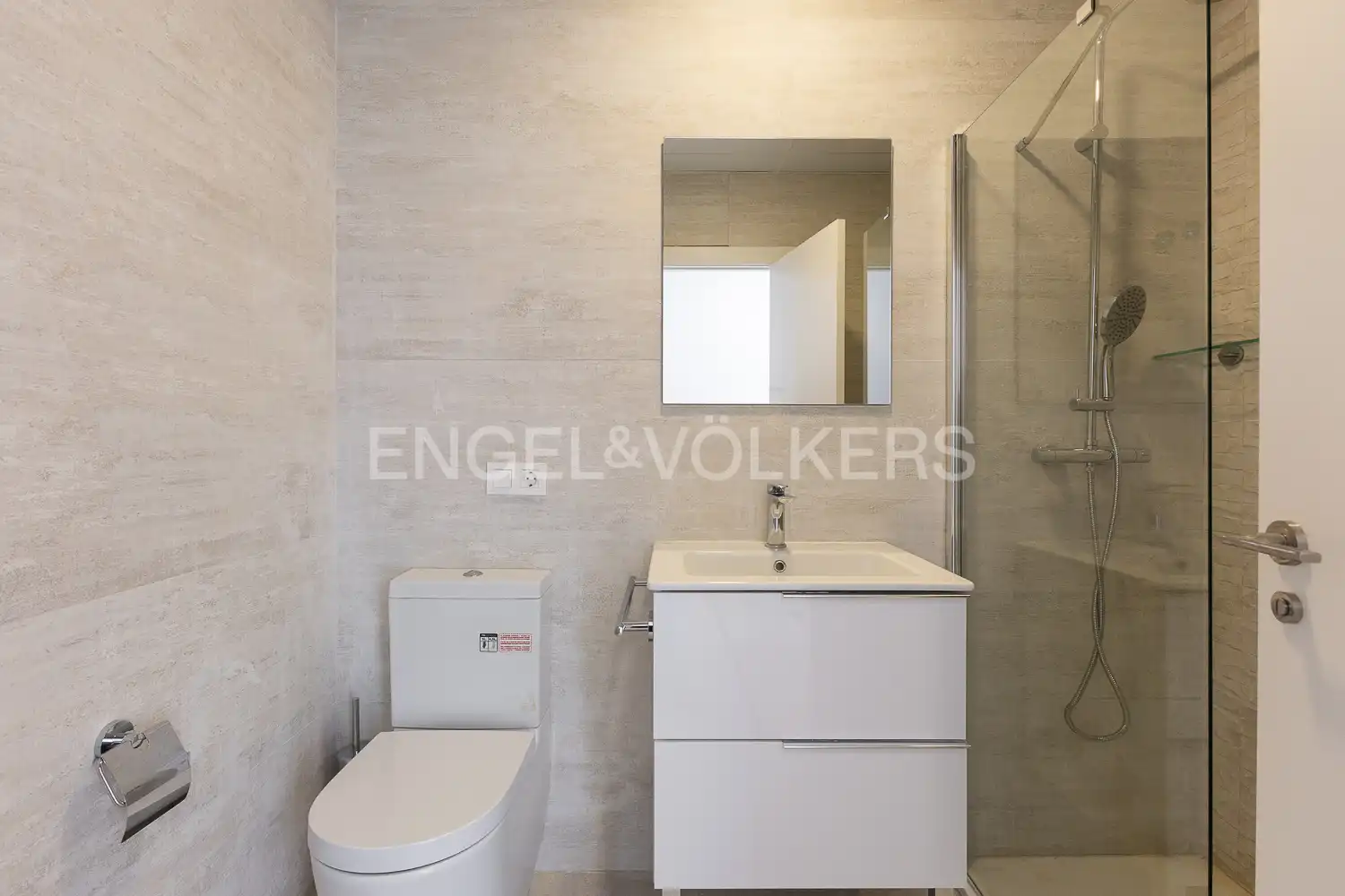 Baño de Piso de alquiler en Valencia con Aire acondicionado, Calefacción y Parquet
