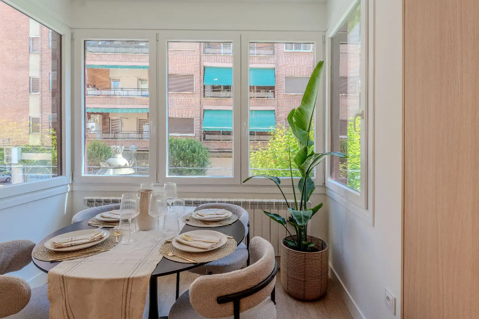 Esszimmer von Wohnung zum Verkauf in  Logroño mit Klimaanlage, Heizung und Terrasse