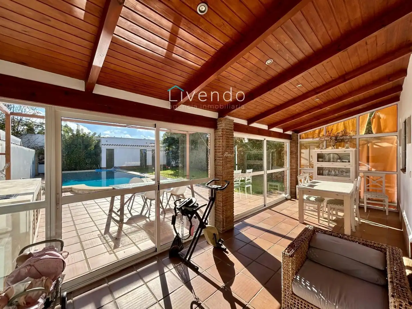 Terrassa de Casa o xalet en venda en Chiclana de la Frontera amb Piscina
