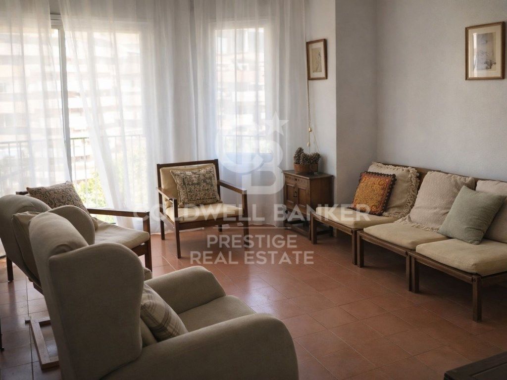 Sala d'estar de Pis en venda en  Barcelona Capital amb Terrassa