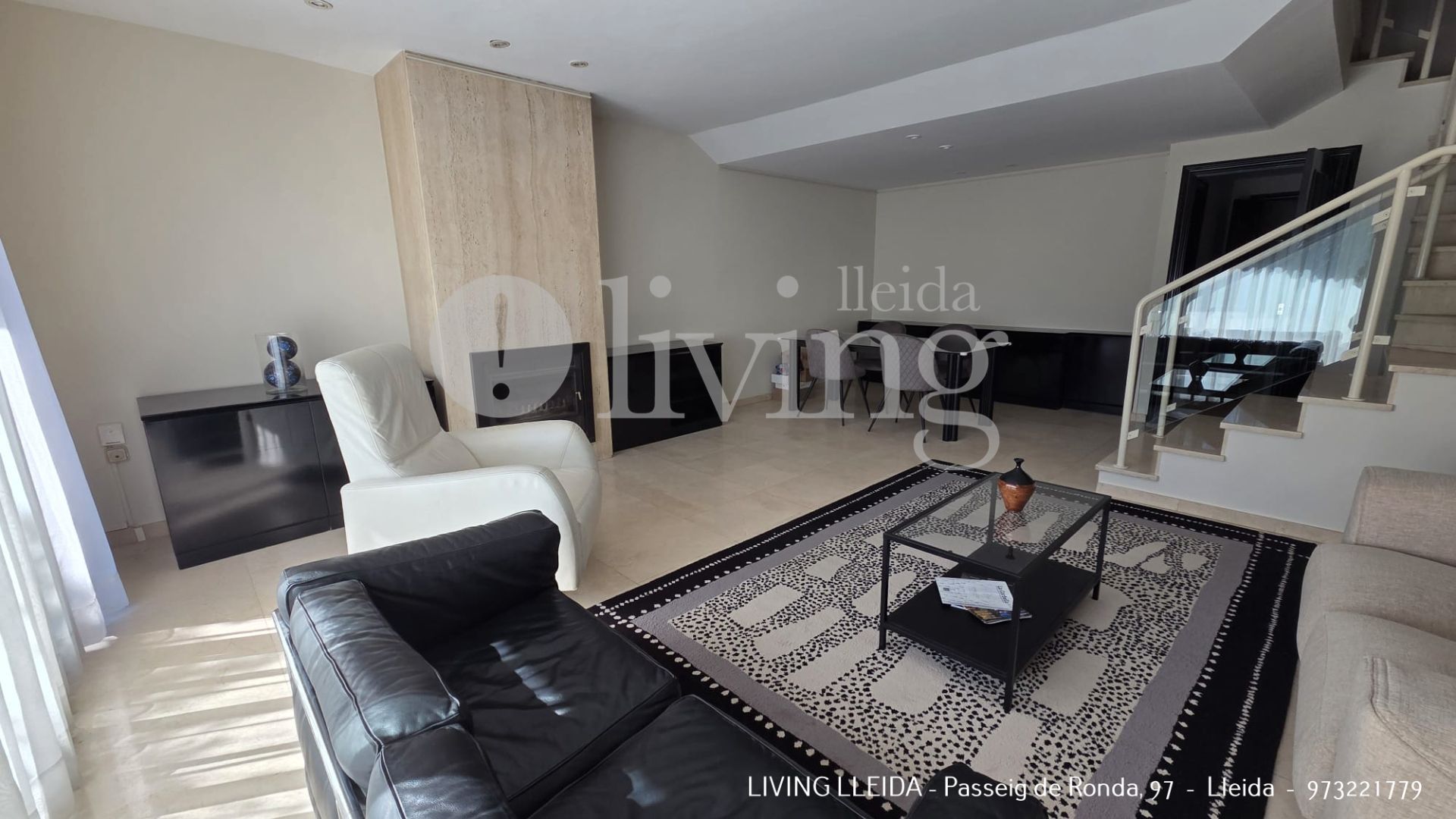 Living room of House or chalet for rent in  Lleida Capital  with Air Conditioner, Heating and Terrace