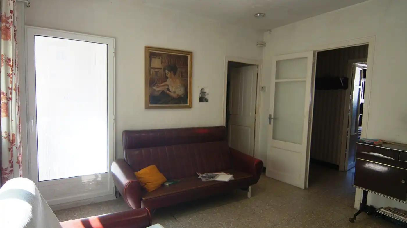 Sala d'estar de Casa adosada en venda en Móra la Nova amb Calefacció, Terrassa i Moblat