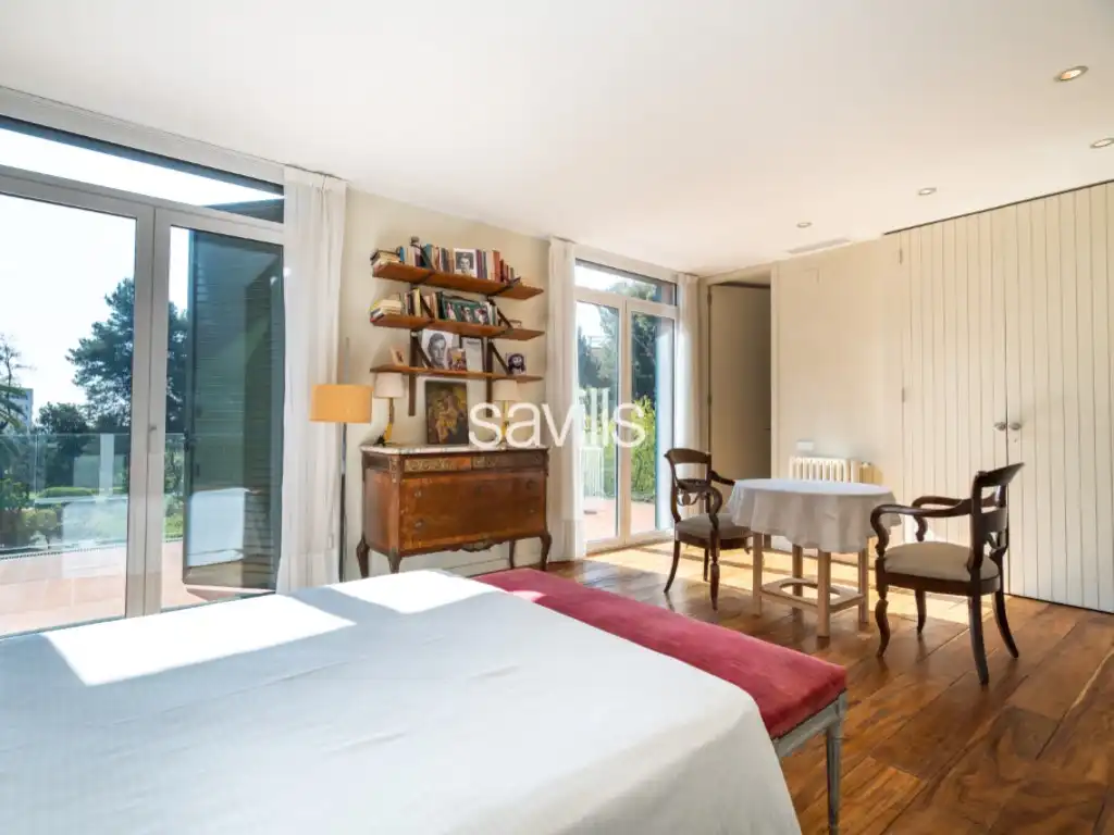 Schlafzimmer von Haus oder Chalet zur Miete in Esplugues de Llobregat mit Privatgarten, Terrasse und Schwimmbad
