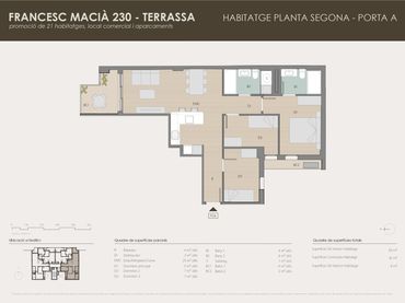 Appartamento di nuova costruzione con balcone in vendita a Rambla de Francesc Macià 230