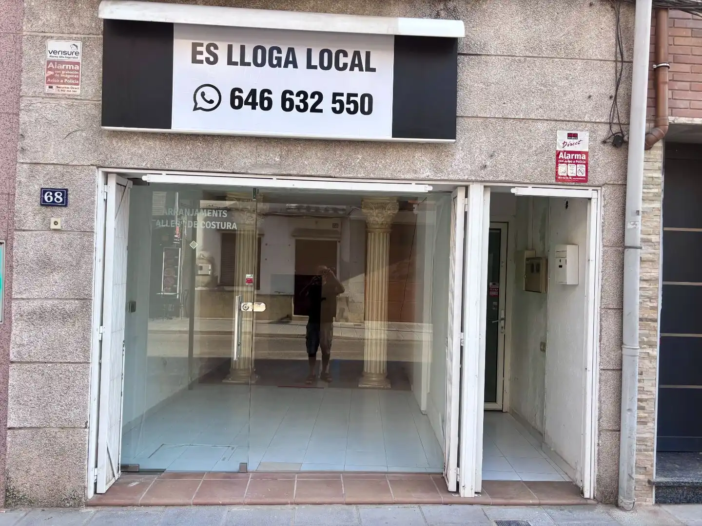 Local comercial de lloguer a sant sebastia 68