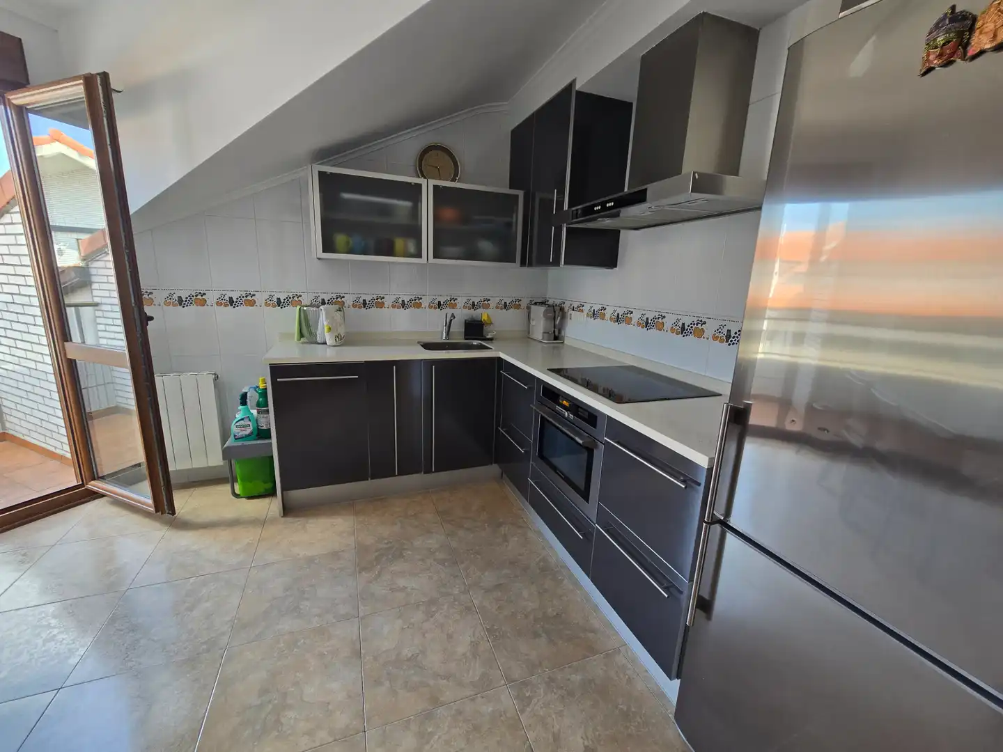 Cocina de Ático en venta en Bareyo con Calefacción, Terraza y Amueblado