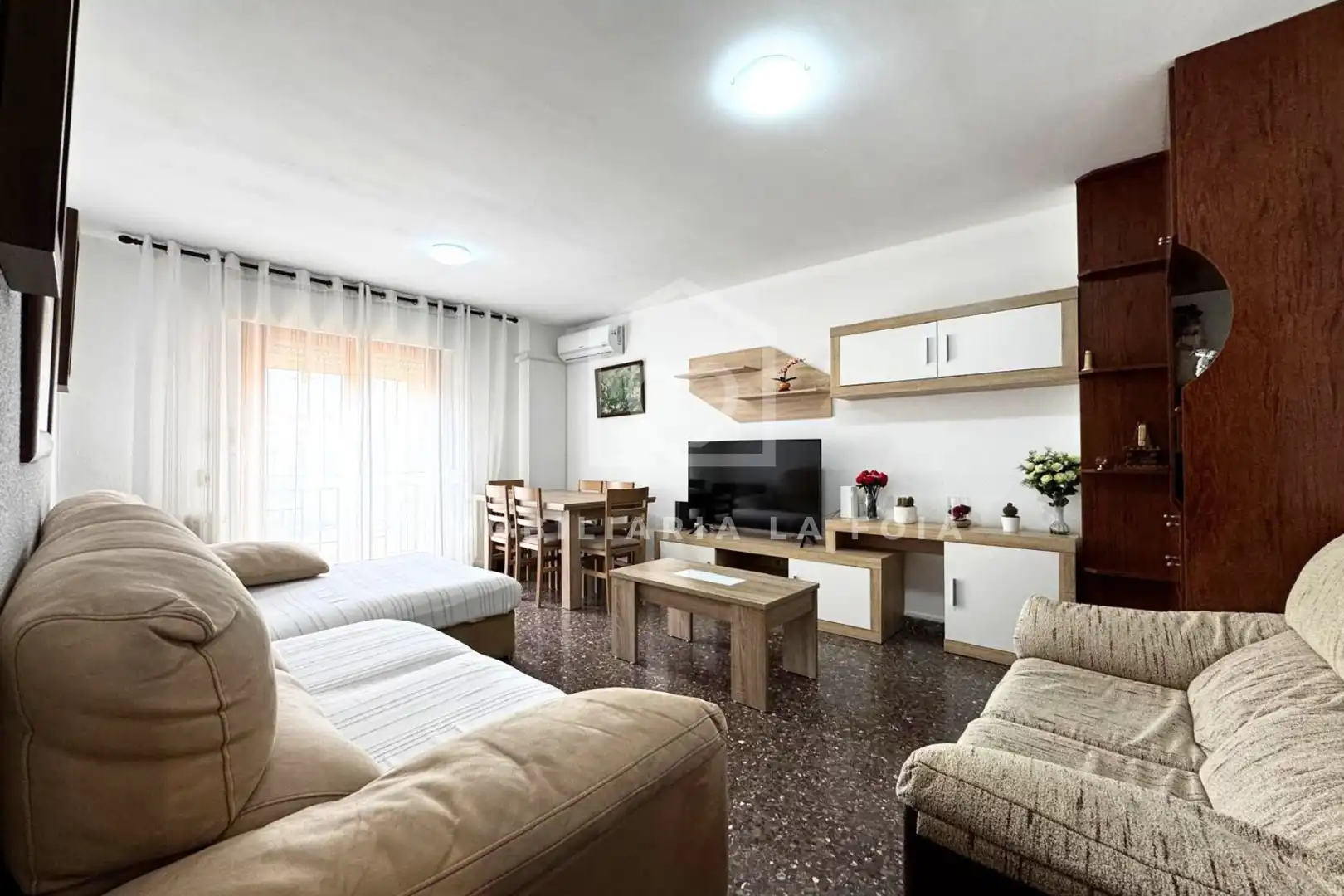 Sala de estar de Piso en venta en Ibi con Trastero