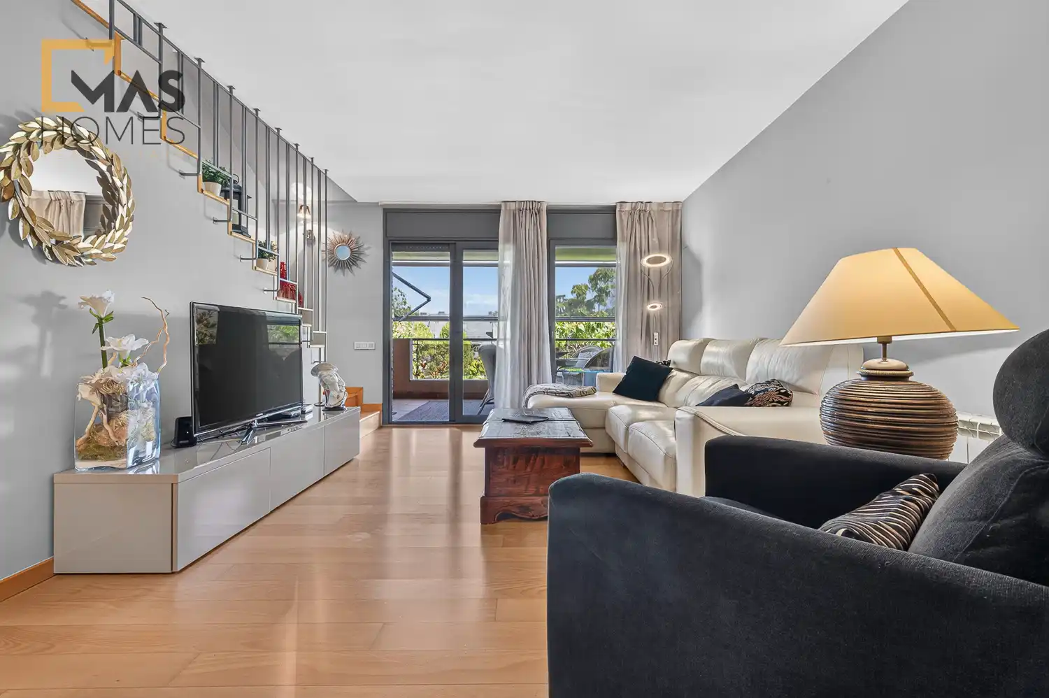 Sala d'estar de Àtic en venda en Sant Cugat del Vallès amb Aire condicionat, Calefacció i Terrassa