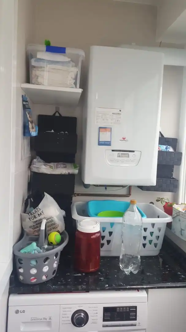 Cocina de Piso de alquiler en A Coruña Capital  con Calefacción, Terraza y Amueblado