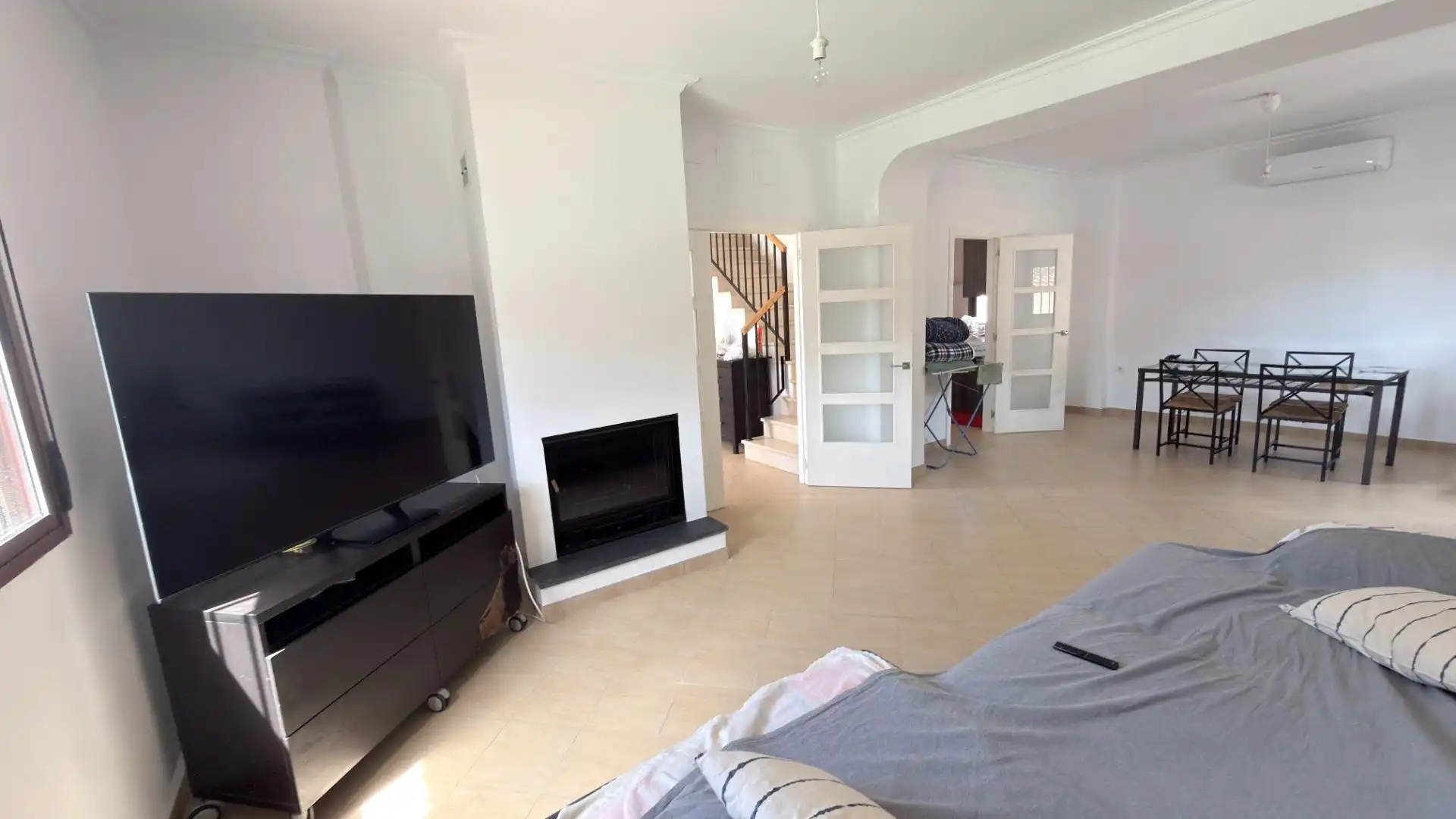 Sala de estar de Casa adosada en venta en Mazagón con Aire acondicionado, Trastero y Piscina