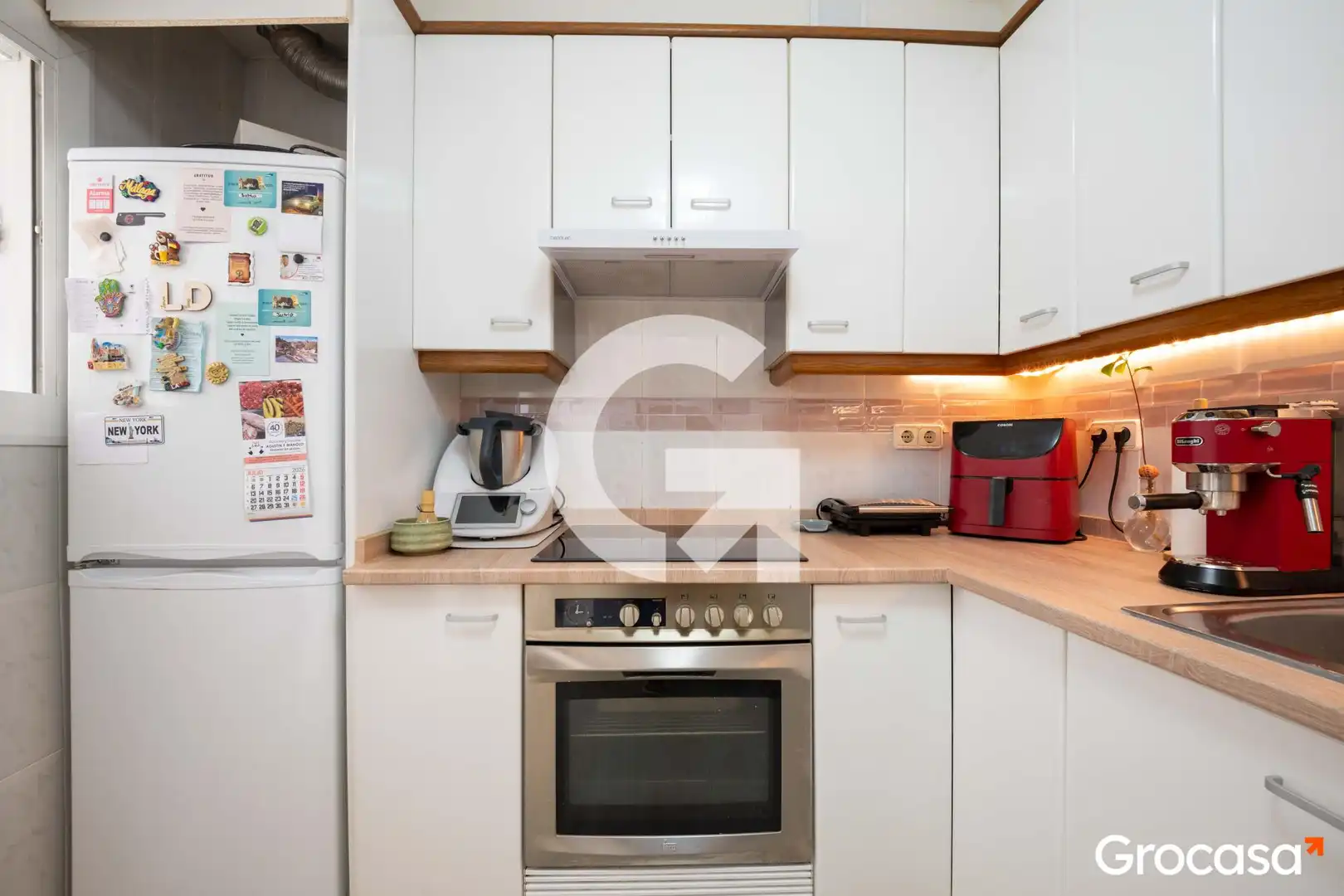 Kitchen of Flat for sale in Mataró  with Air Conditioner, Heating and Terrace
