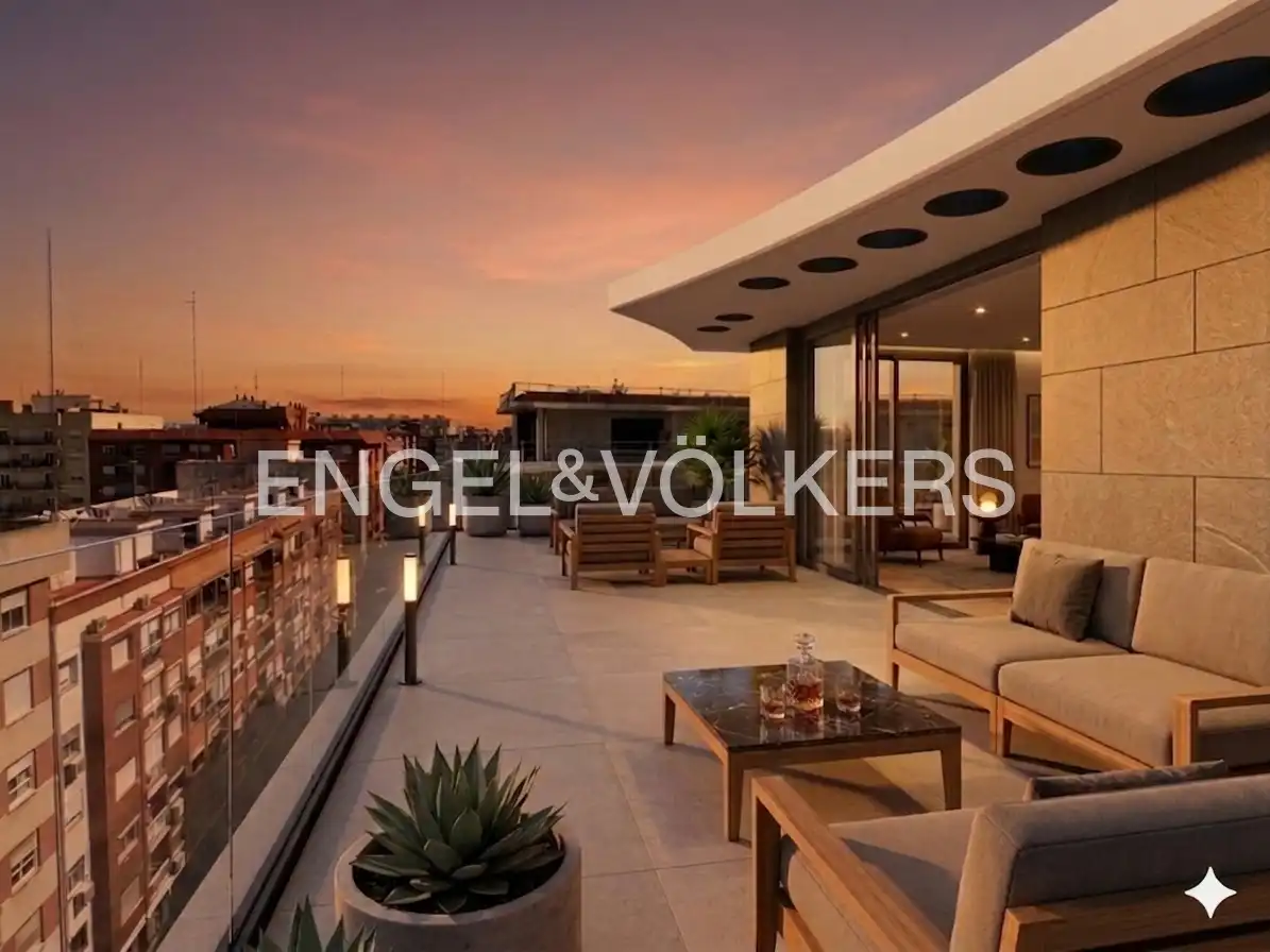 Terrasse von Dachboden zum Verkauf in Valencia mit Klimaanlage, Heizung und Terrasse