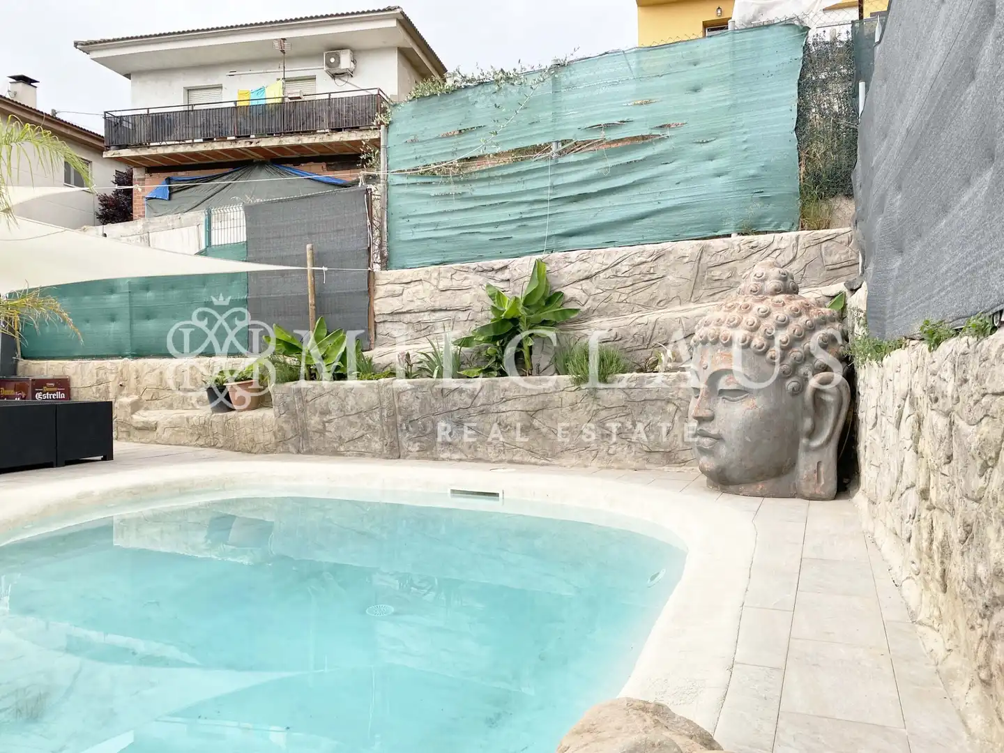 Schwimmbecken von Haus oder Chalet zum Verkauf in Lliçà d'Amunt mit Klimaanlage, Heizung und Privatgarten