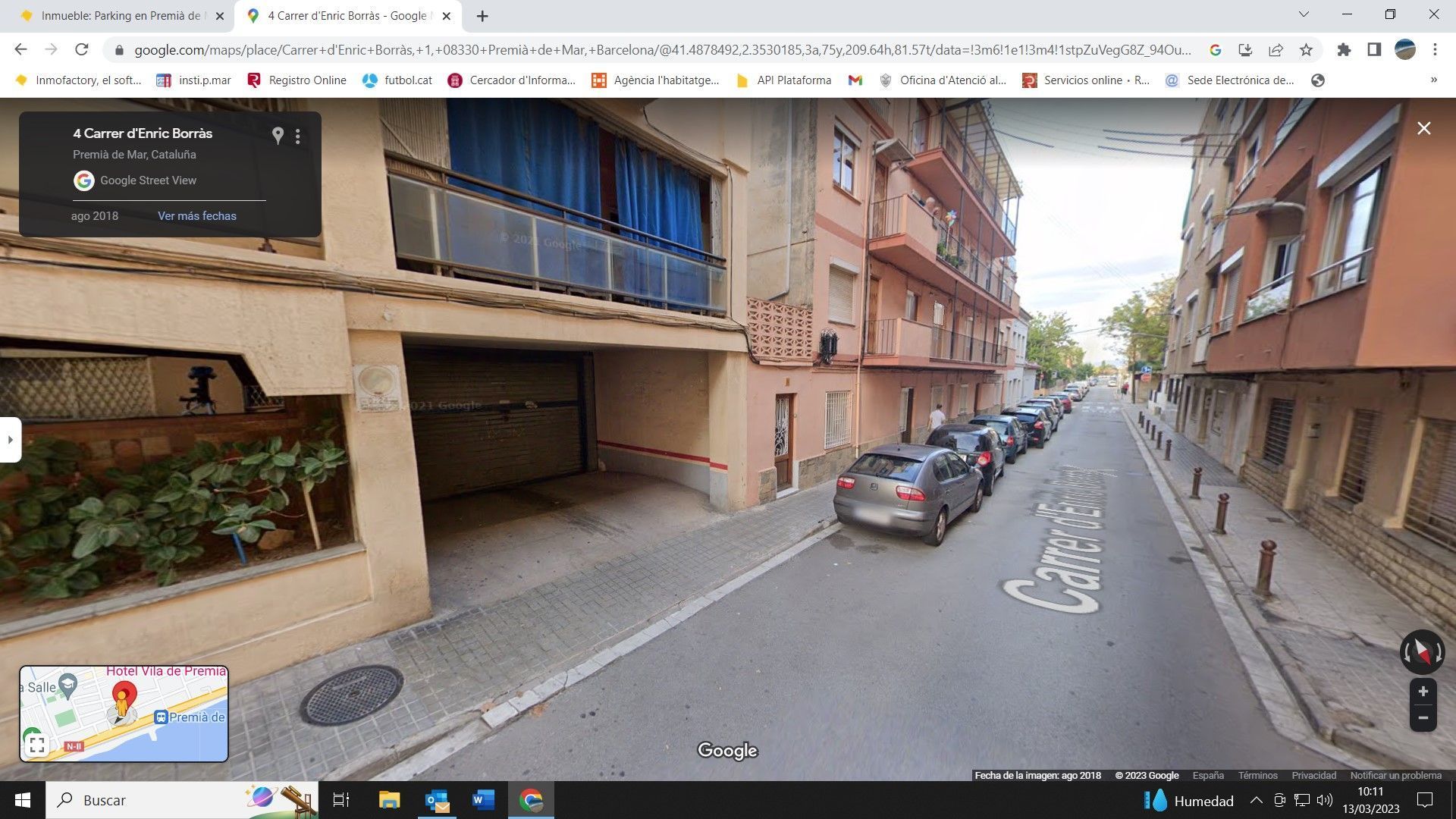 Aparcament de Garatge de lloguer en Premià de Mar