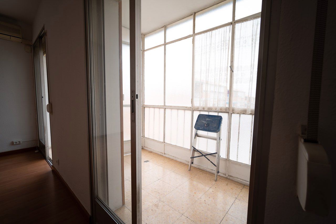 Balcony of Flat for sale in  Madrid Capital  with Heating, Terrace and Storage room