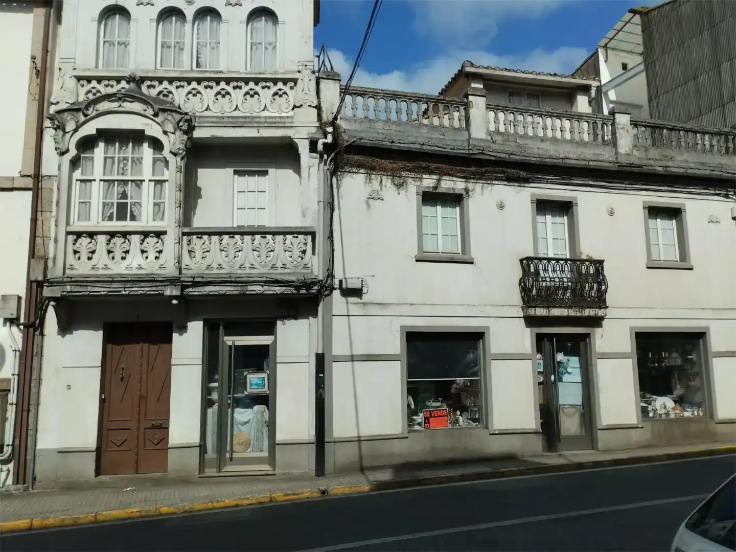 Vista exterior de Casa adosada en venta en Arzúa