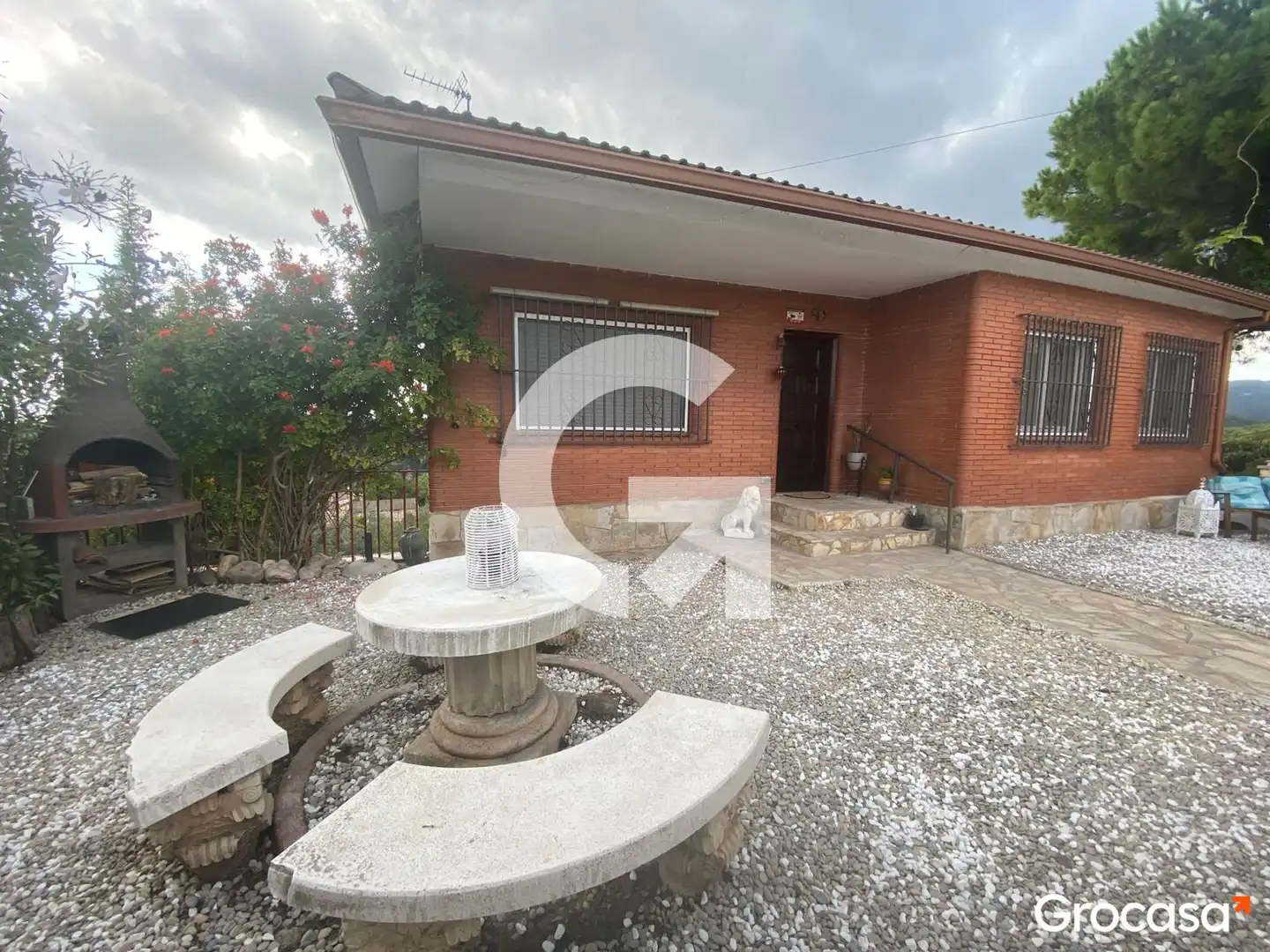 Vista exterior de Casa o chalet en venta en Els Hostalets de Pierola con Calefacción, Jardín privado y Terraza