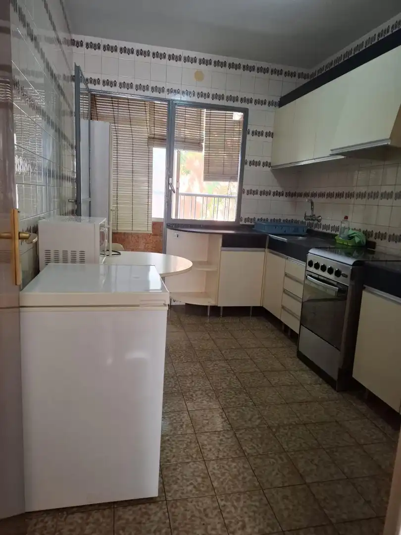 Cocina de Piso de alquiler en Murcia con Terraza y Amueblado