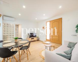 Living room of Planta baja to rent in  Valencia Capital  with Air Conditioner, Heating and Furnished