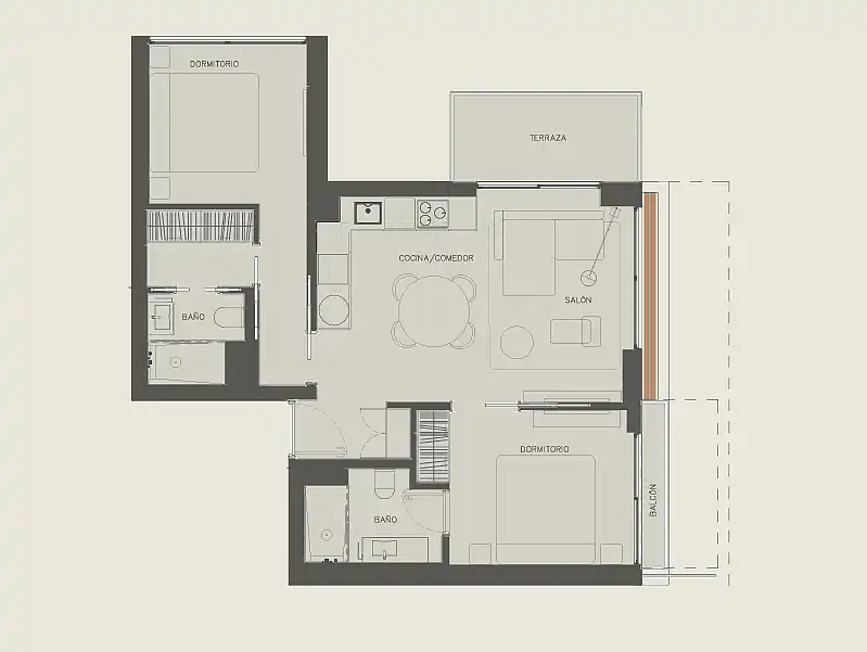 Apartamento con terraza en venta en El Bajondillo, imagen 16