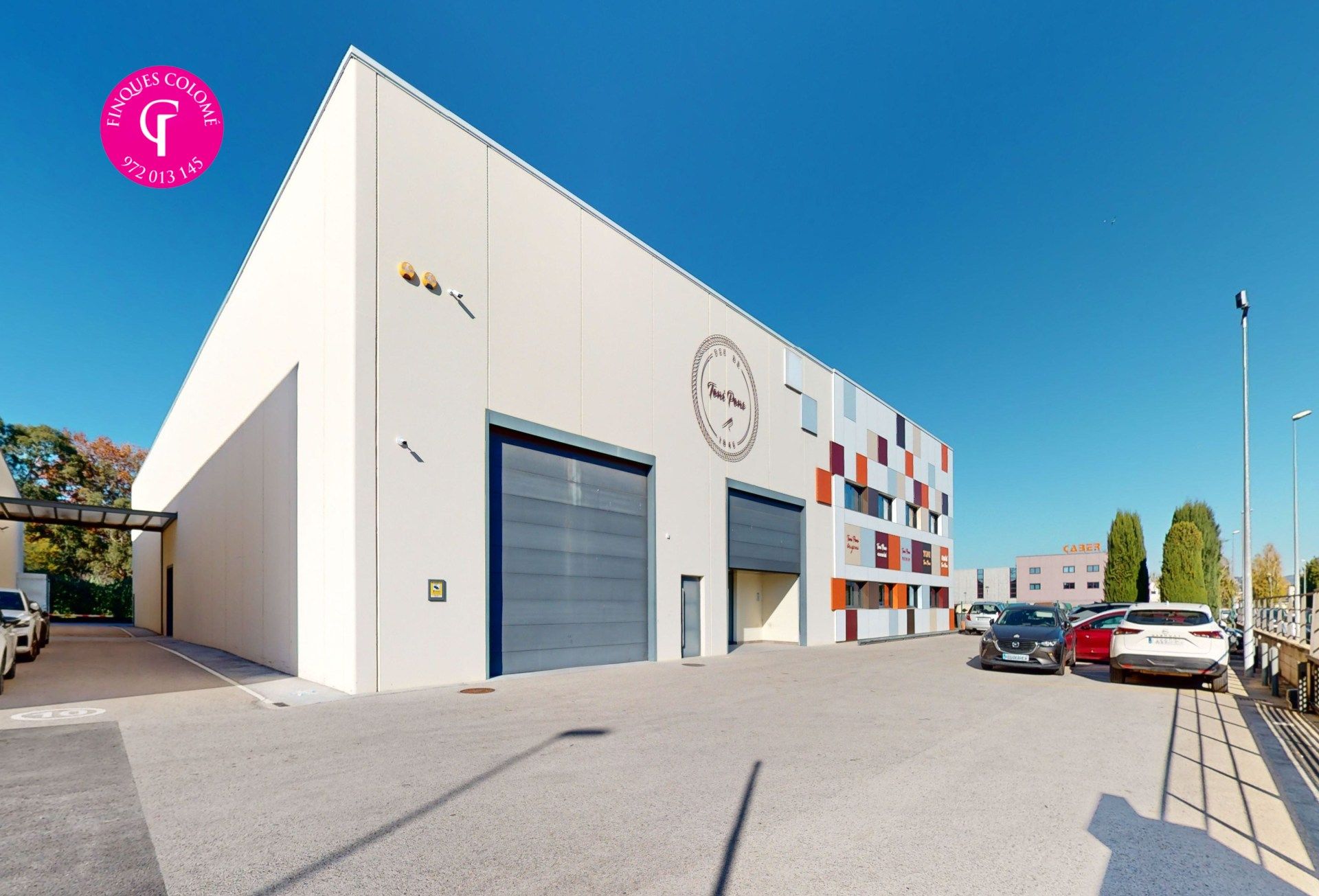 Exterior view of Industrial buildings for sale in Girona Capital
