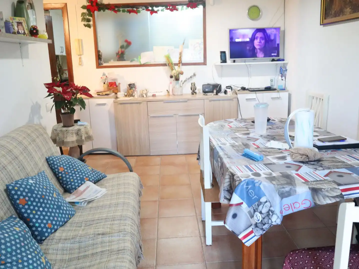 Sala d'estar de Casa o xalet en venda en Mas de Barberans amb Aire condicionat, Calefacció i Terrassa