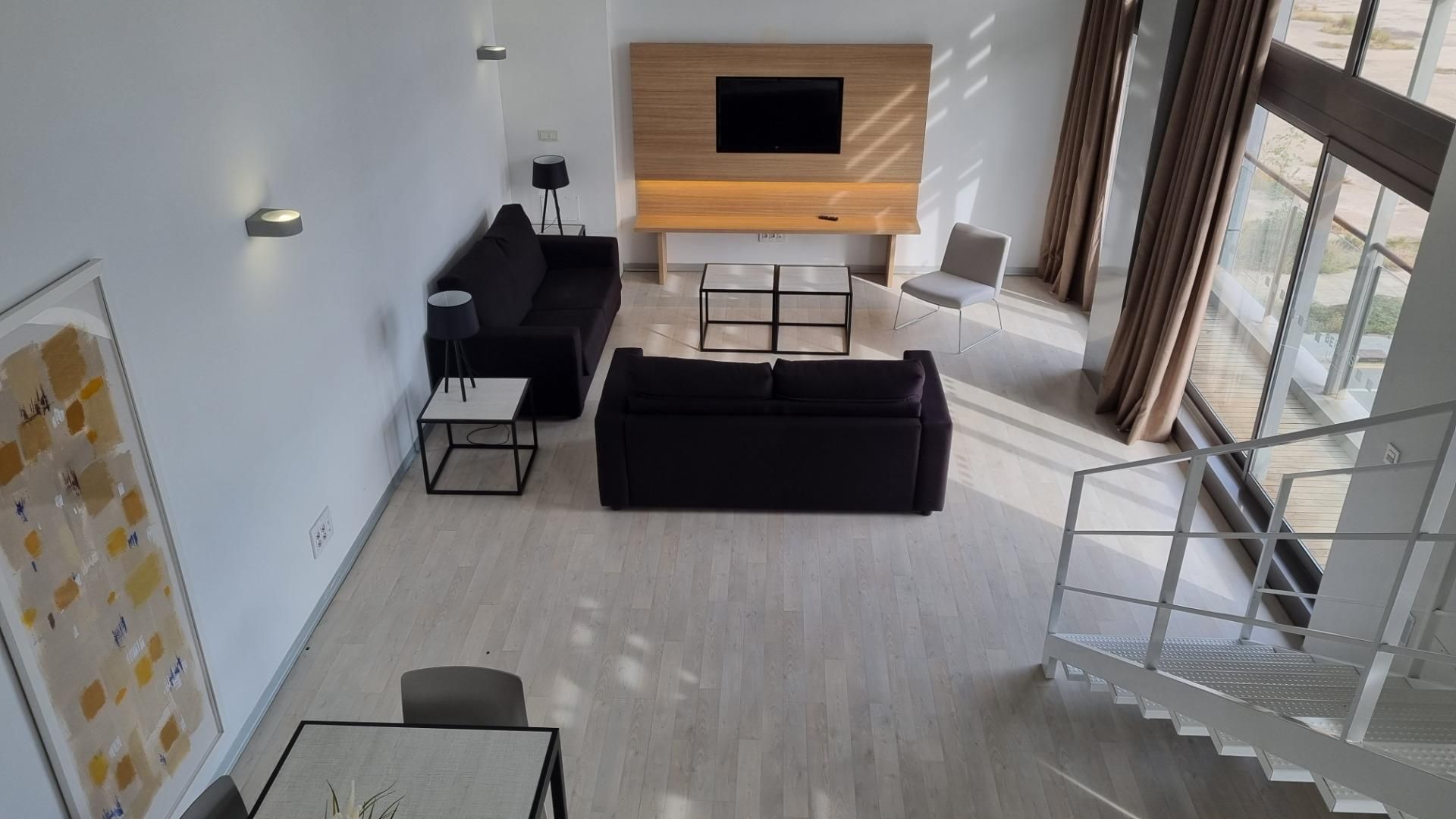 Sala d'estar de Loft en venda en  Valencia Capital amb Terrassa