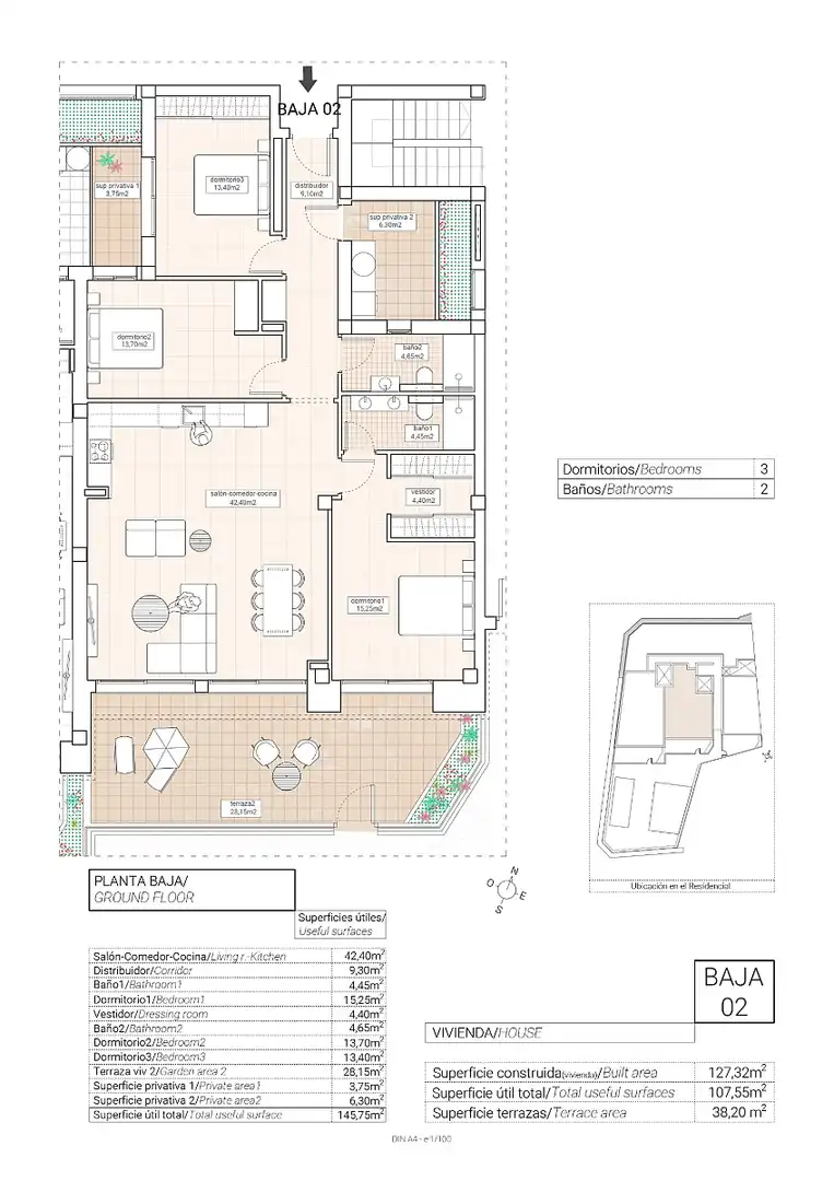 Apartment with terrace for sale in Hondón de las Nieves / El Fondó de les Neus, imagen 39