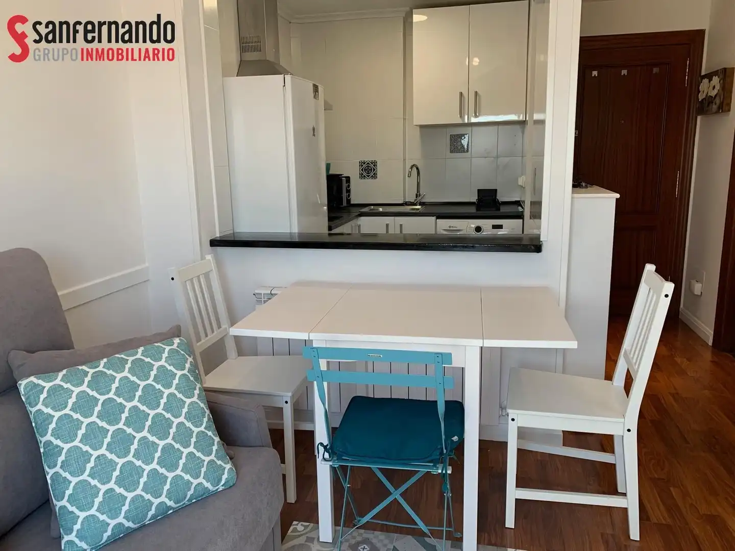 Menjador de Apartament de lloguer en Suances amb Calefacció, Jardí privat i Terrassa