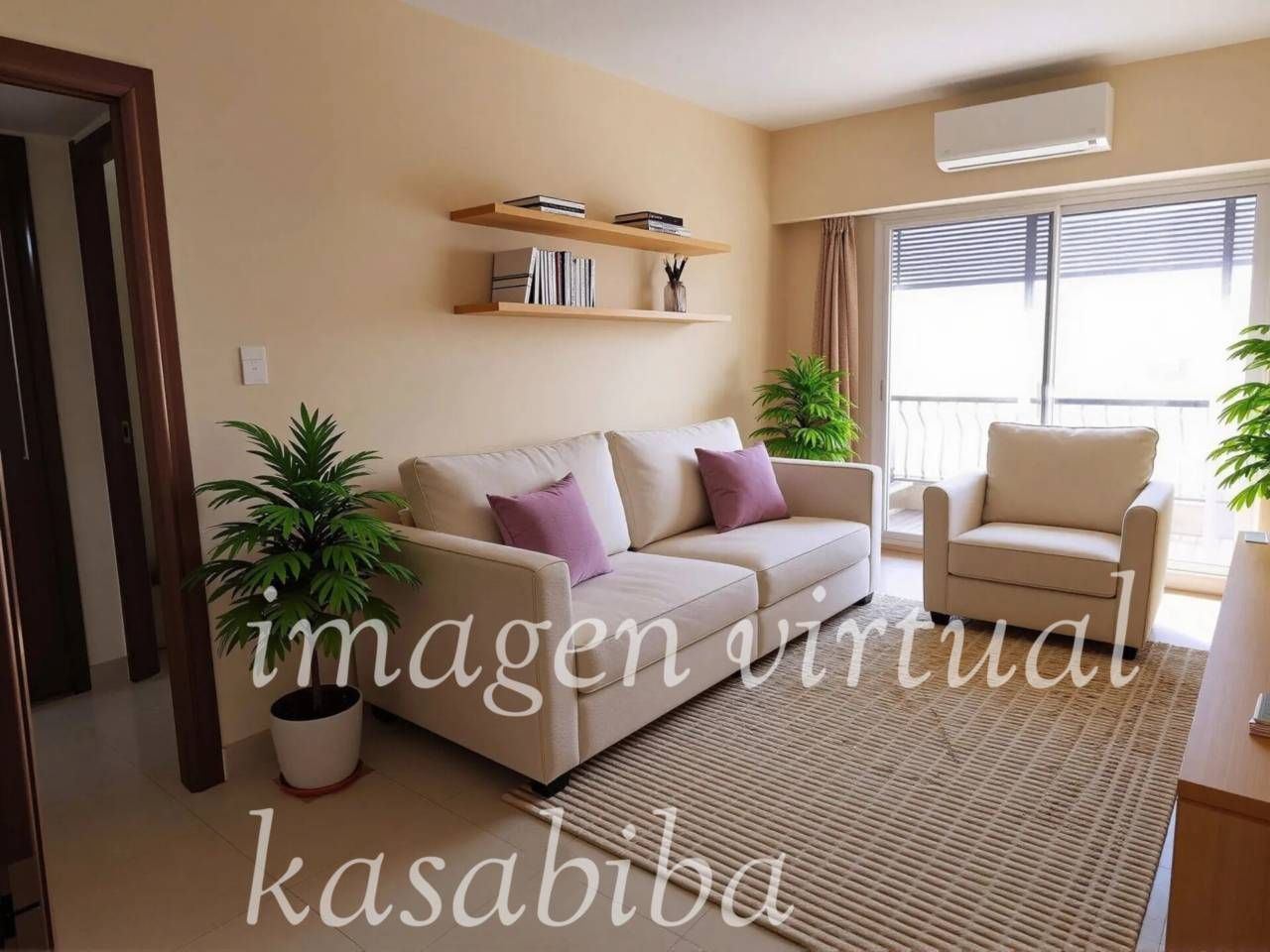 Living room of Flat for sale in  Valencia Capital  with Air Conditioner and Heating